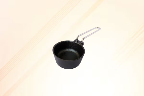 Grey C.I. (Cast Iron) Casting Tadka Pan